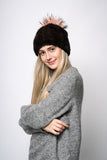 Mahogany mink hat