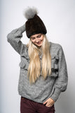 Mahogany mink hat