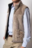 Silverblue mink vest