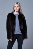 Jade mink coat