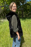 Sort mink vest - Vintage