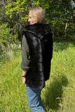 Sort mink vest - Vintage