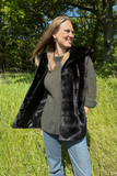 Sort mink vest - Vintage