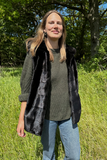 Sort mink vest - Vintage