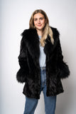 Fluffy mink pels