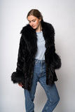 Fluffy mink pels