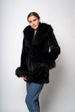 Fluffy mink pels