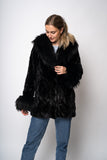 Fluffy mink pels