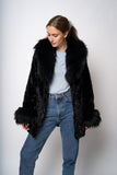 Fluffy mink pels
