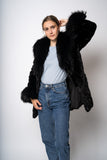 Fluffy mink pels