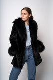 Fluffy mink pels