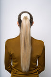 White mink scrunchie