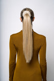 råhvid mink scrunchie