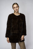 Mahogany mink pels