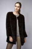 Mahogany mink pels