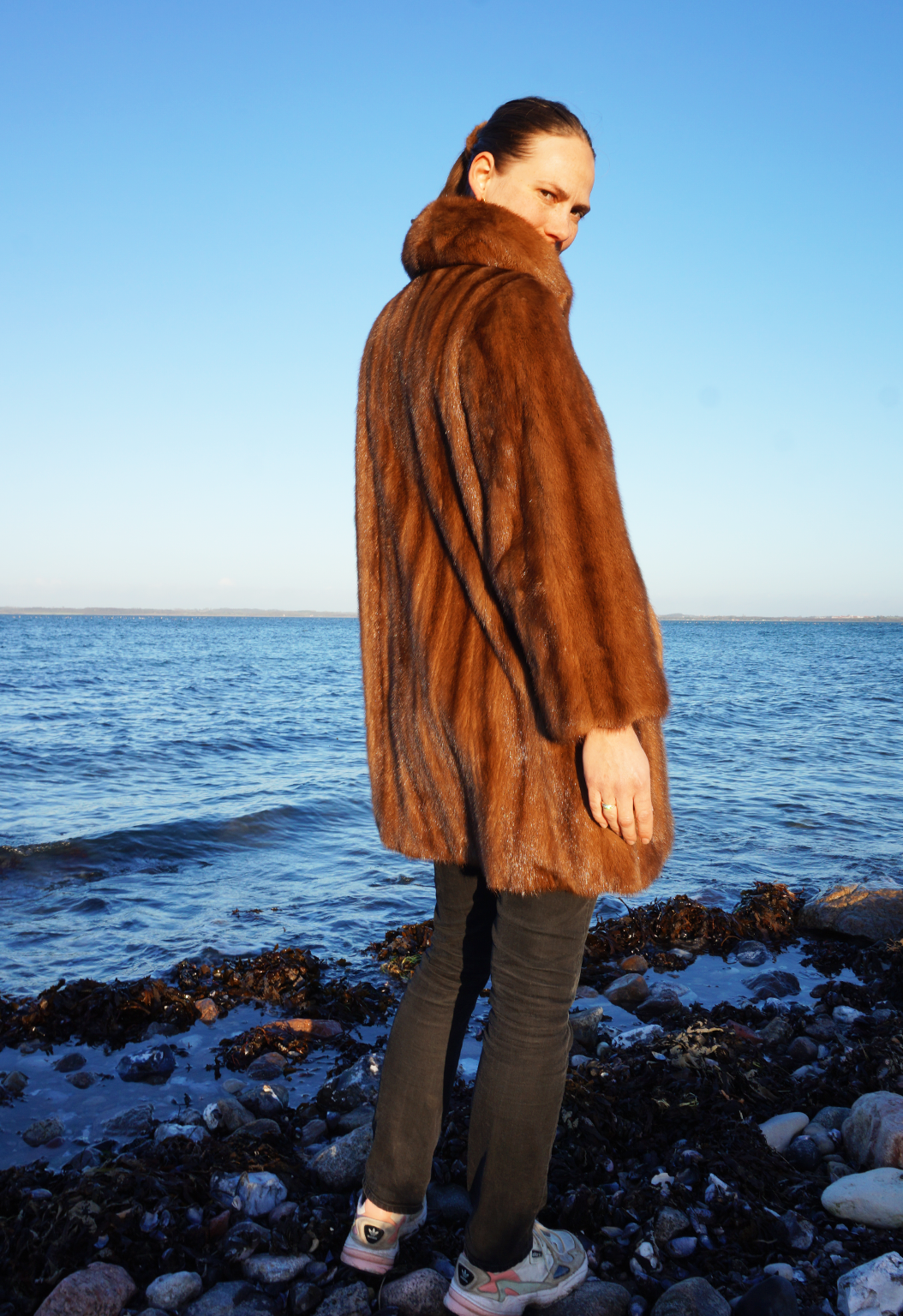 Brun mink pels - Vintage