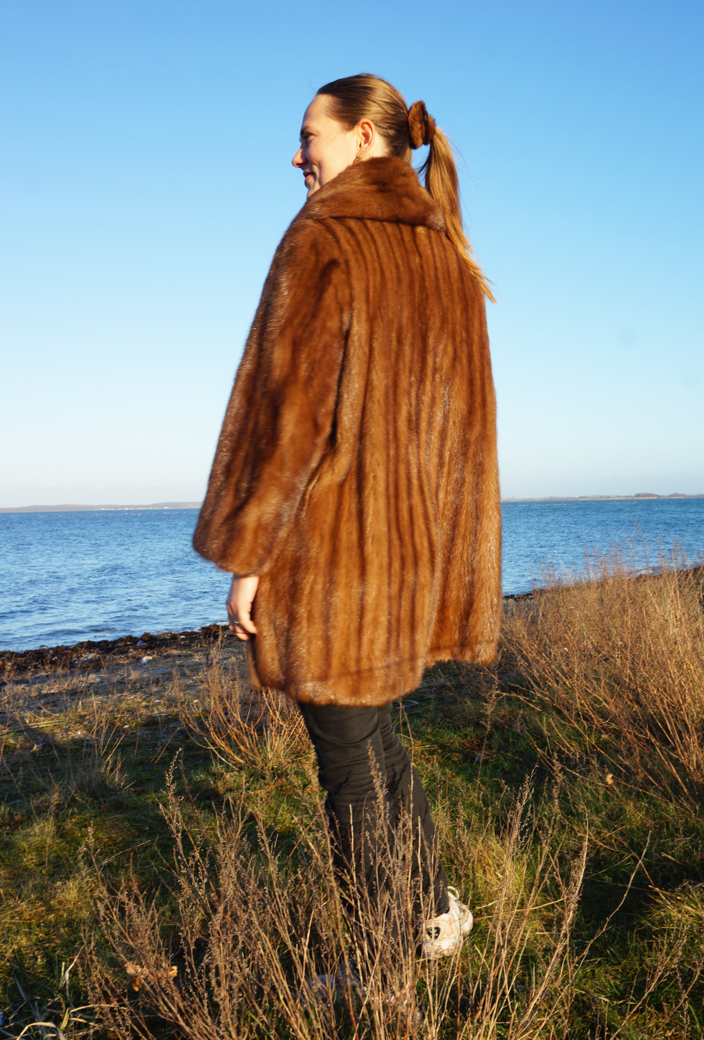 Brun mink pels - Vintage