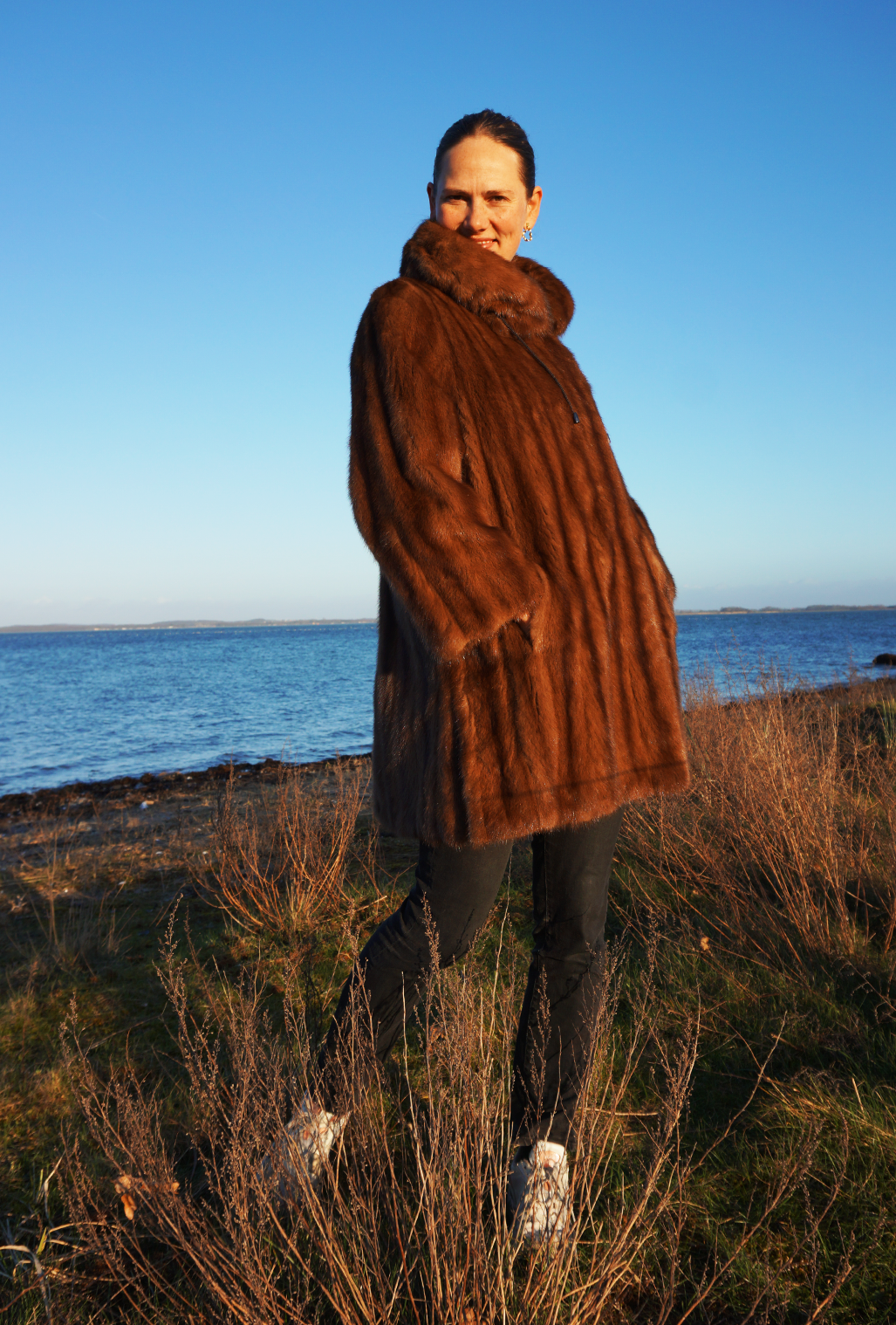 Brun mink pels - Vintage