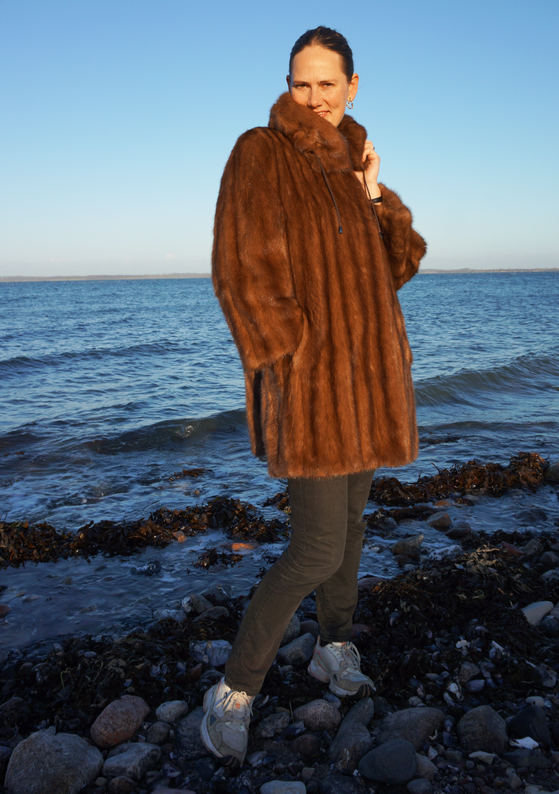 Brun mink pels - Vintage
