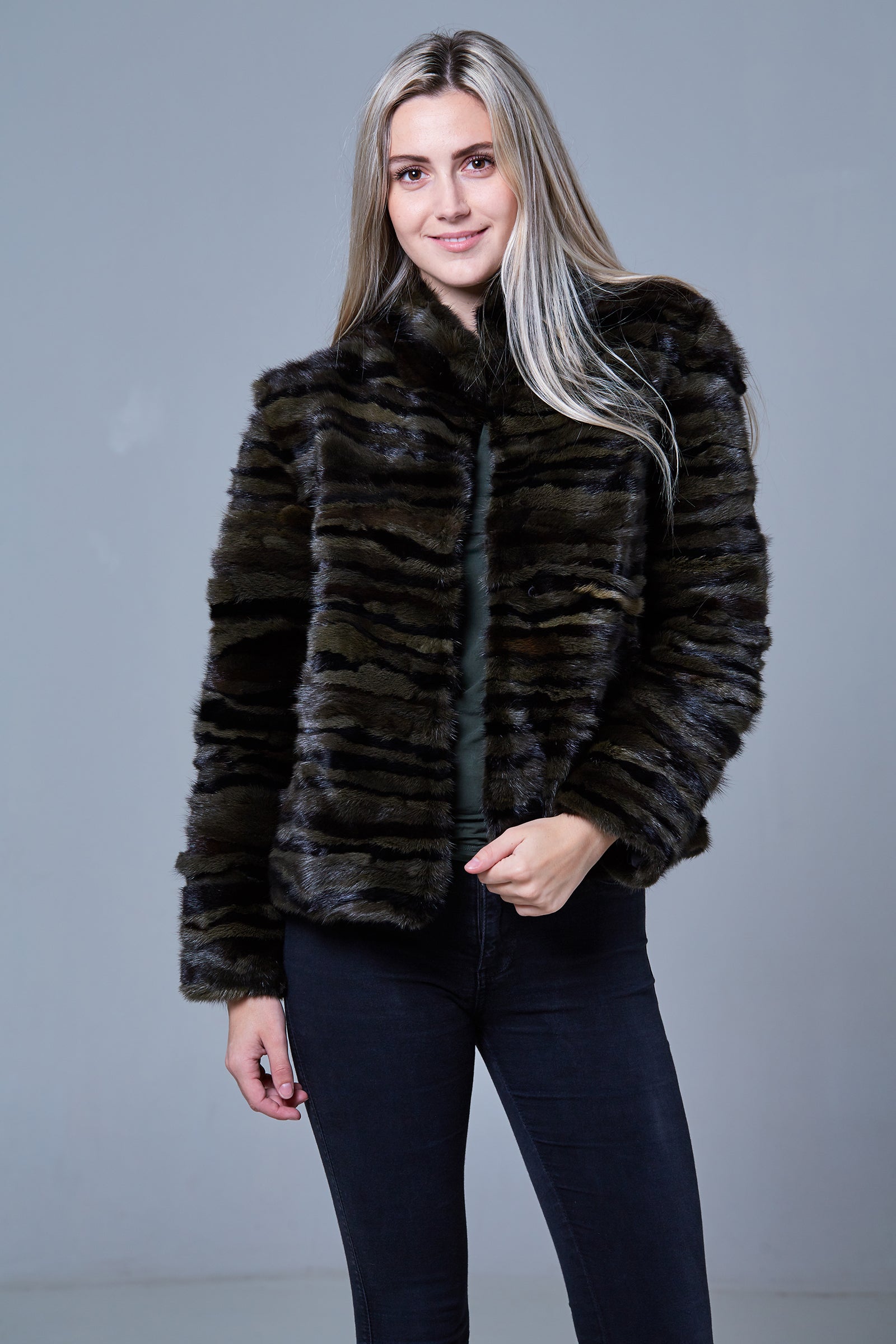 mink fur jacket –