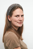 Sapphire mink hårbøjle